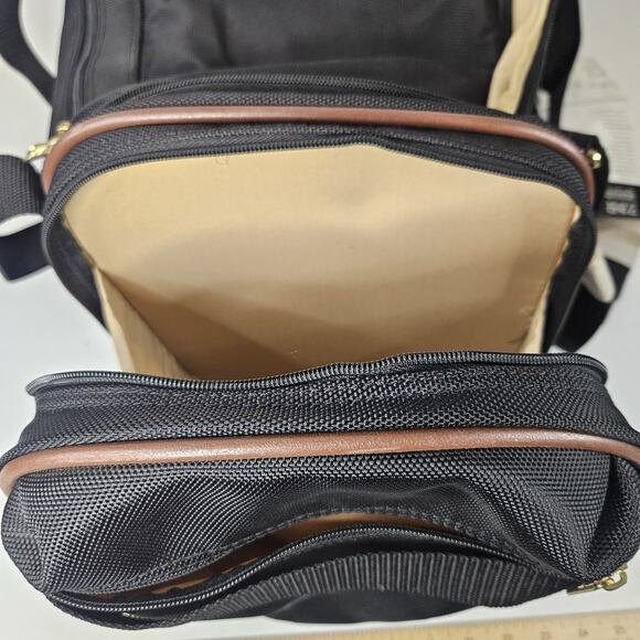 NWT Vtg LARK Travel Duffle Bag Carry On Suitcase Luggage Soft Black 20” Lock&K - Picture 11 of 13